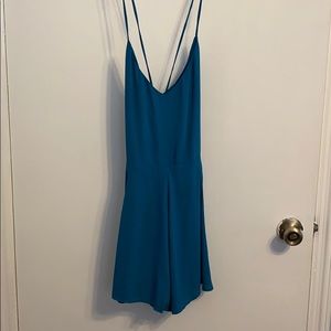 Express Teal Romper